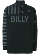 Billy Los Angeles American Rugby Polo Shirt - Black