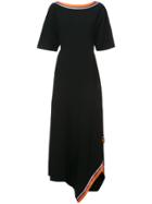 Dvf Diane Von Furstenberg Open Back Ribbon Dress - Black
