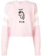 Miu Miu Not Nice Jumper - Pink