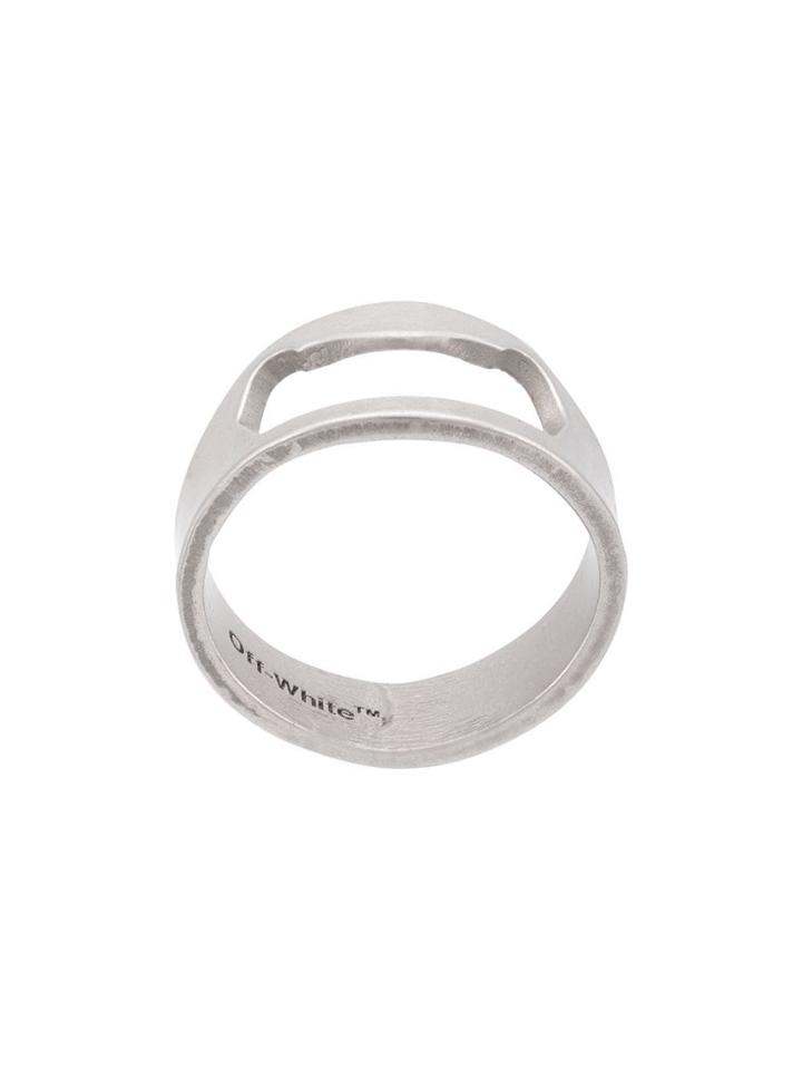 Off-white Cut Out Ring - Silver