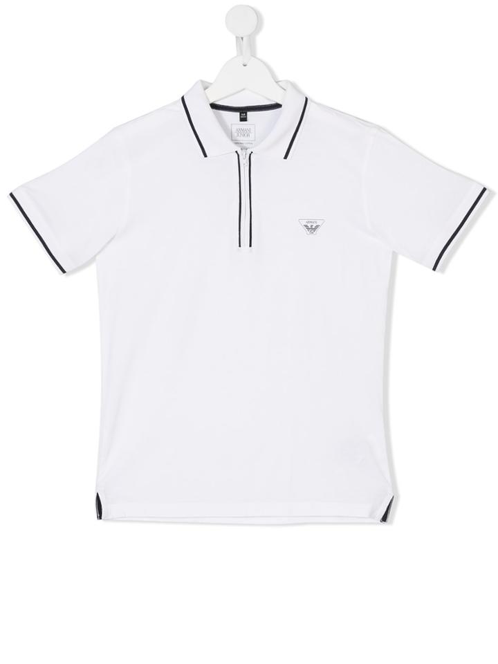 Armani Junior Polo Shirt - White