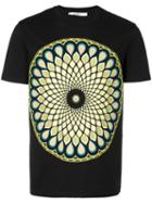 Givenchy Cuban-fit Optical Print T-shirt, Men's, Size: Medium, Black, Cotton