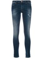 Diesel Cropped Slim Fit Jeans - Blue