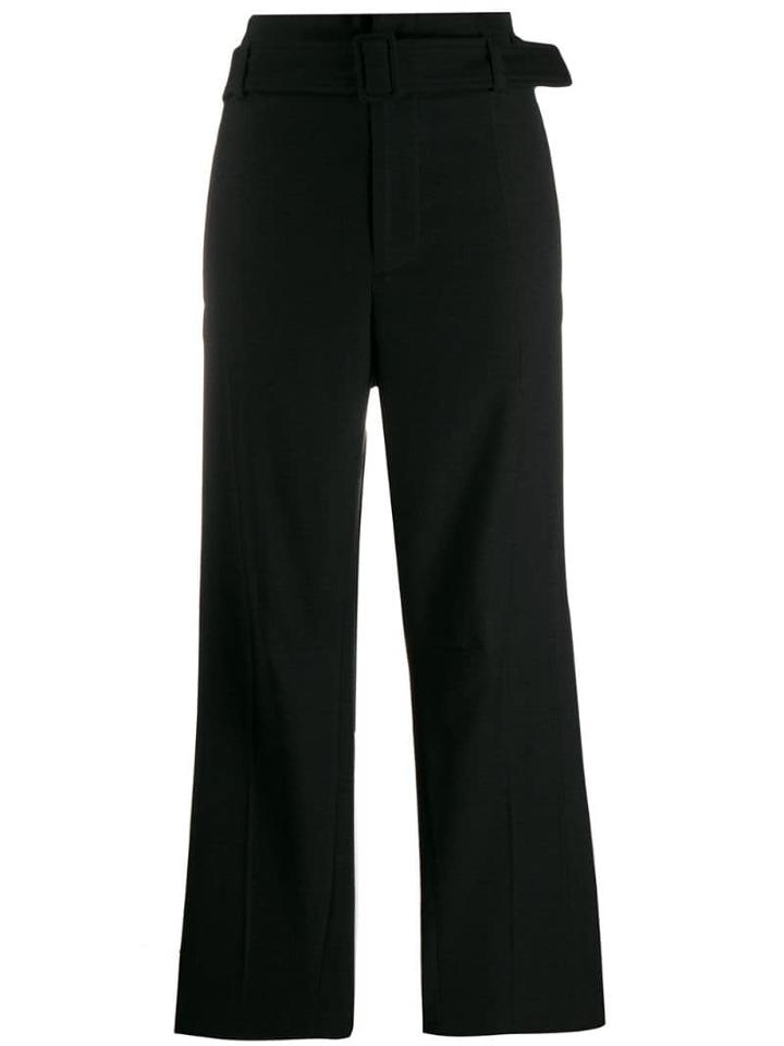 Mm6 Maison Margiela Paperbag Tailored Trousers - Black