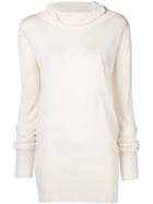 Eleventy Knitted Sweatshirt - White