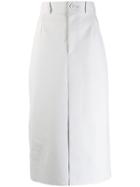 Balenciaga High-waist Pencil Skirt - White