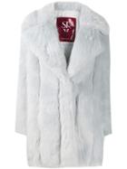 Srvz Club Mid-length Coat - Grey