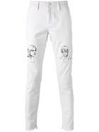 Off-white Death And Jill Jeans, Men's, Size: 31, White, Cotton/spandex/elastane