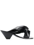 Lemaire Crossover Strap Mules - Black