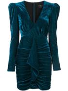 Patbo Ruched Mini Dress - Blue