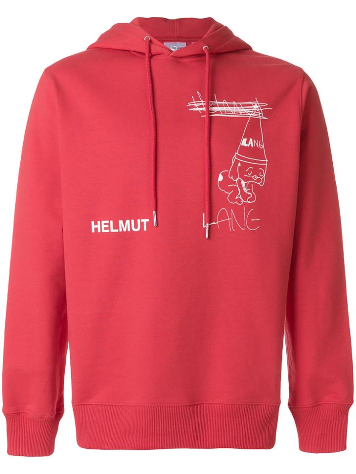 Helmut Lang Dog Doogle Hoodie - Red