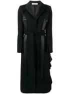 Almaz Buckled Strap Coat - Black