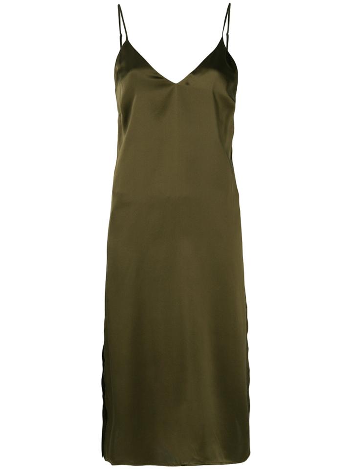 Anine Bing Gemma Slip Dress - Green