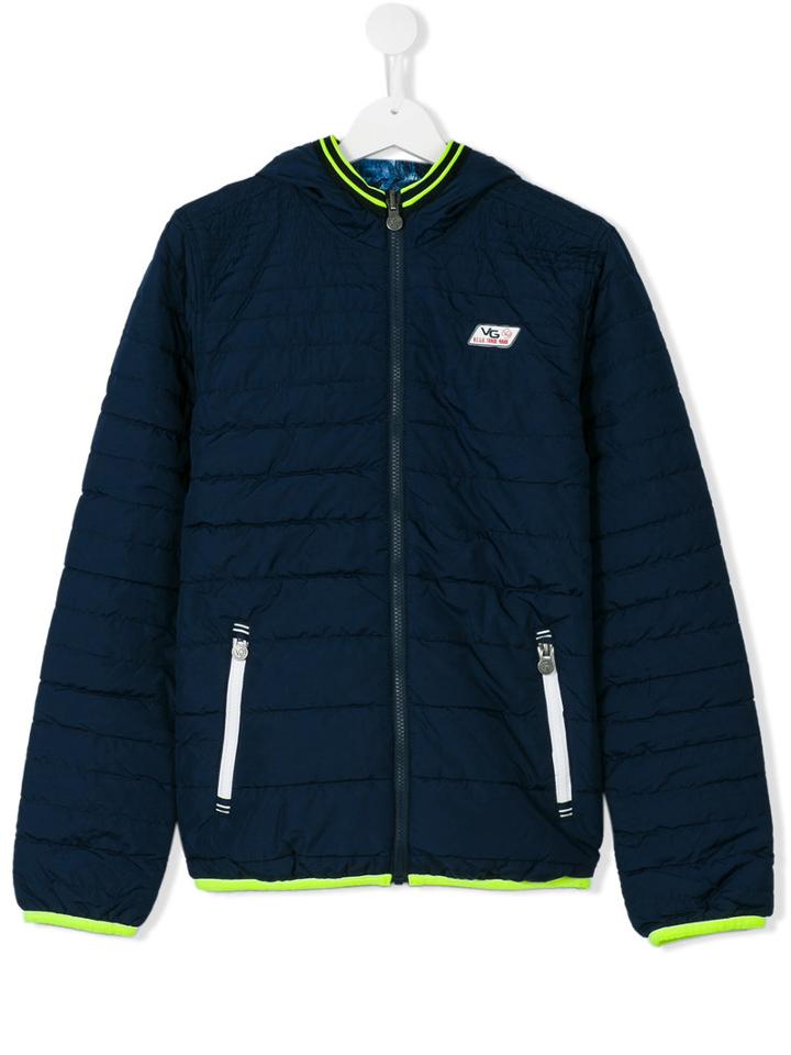 Vingino - Neon Contrast Padded Jacket - Kids - Polyester - 16 Yrs, Blue