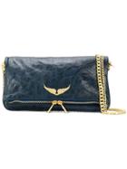 Zadig & Voltaire Rock Crush Shoulder Bag - Blue