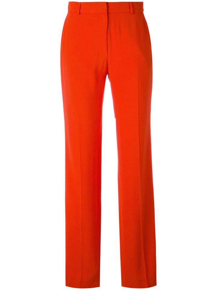 Vanessa Bruno - Side Stripe Trousers - Women - Silk/acetate/viscose - 38, Yellow/orange, Silk/acetate/viscose