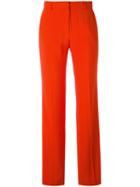 Vanessa Bruno - Side Stripe Trousers - Women - Silk/acetate/viscose - 38, Yellow/orange, Silk/acetate/viscose