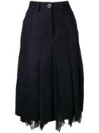 Sacai Panelled Skirt - Black