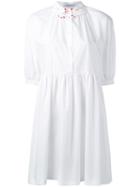Vivetta - Hand Collar Dress - Women - Cotton - 44, White, Cotton