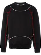 Les Hommes Mesh Insert Sweatshirt