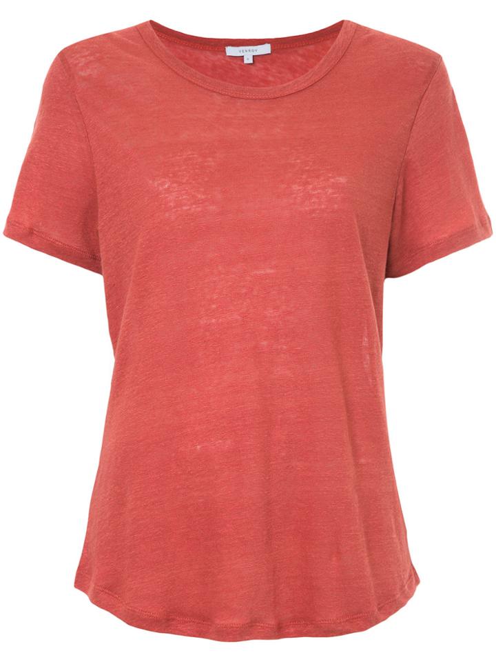 Venroy Crew Neck T-shirt - Red