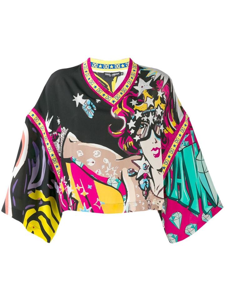 Dolce & Gabbana Supereroine Top - Black