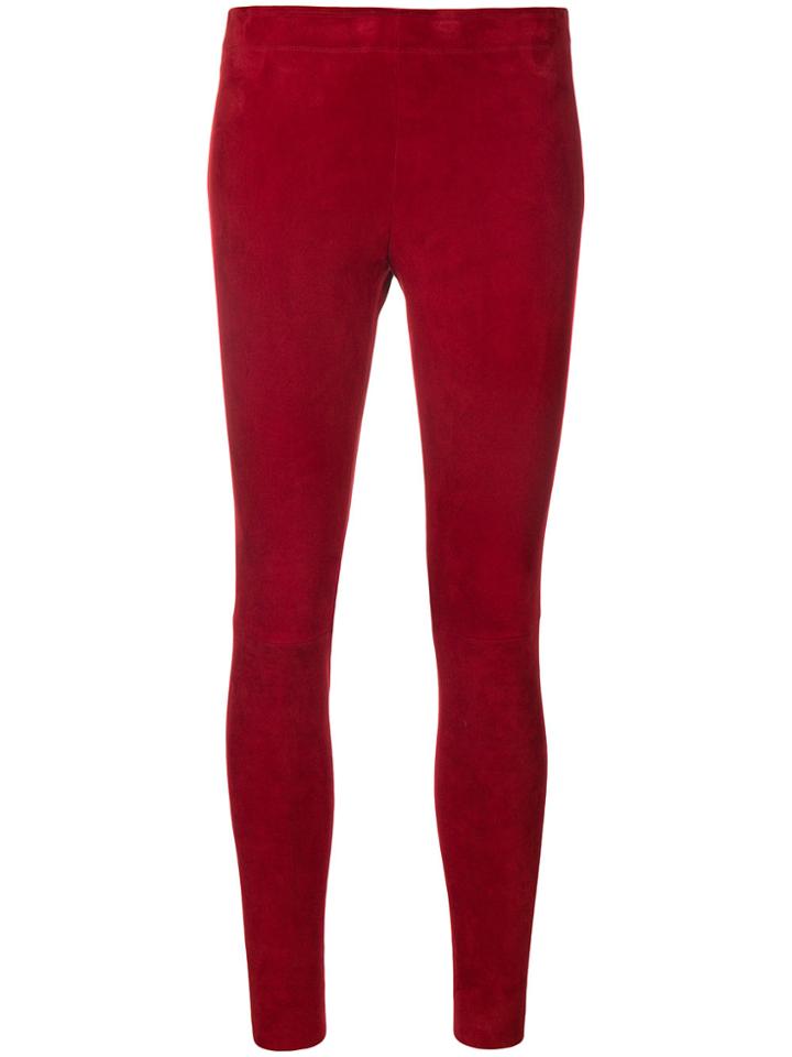Stouls Skinny Leggings - Red