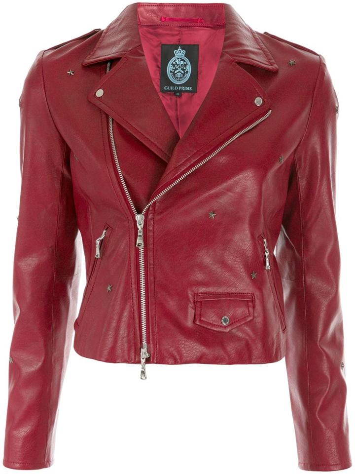 Guild Prime Moto Jacket - Red