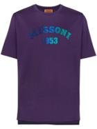 Missoni Logo Print T-shirt - Purple