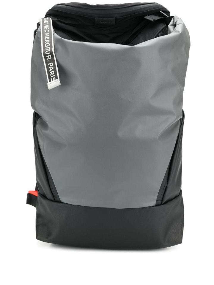 Côte & Ciel Panelled Backpack - Grey
