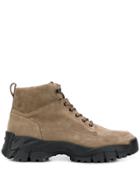 Tod's Trekking Style Ankle Boots - Grey
