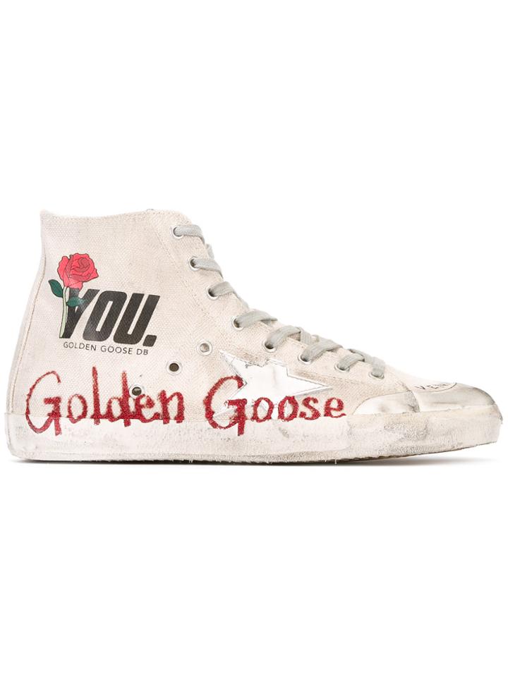 Golden Goose Deluxe Brand Logo Lace-up Sneakers - Nude & Neutrals