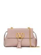 Valentino Valentino Garavani Vring Logo Shoulder Bag - Pink