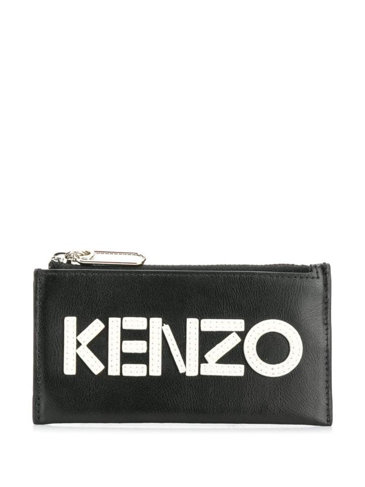 Kenzo Stitched Logo Wallet - Black