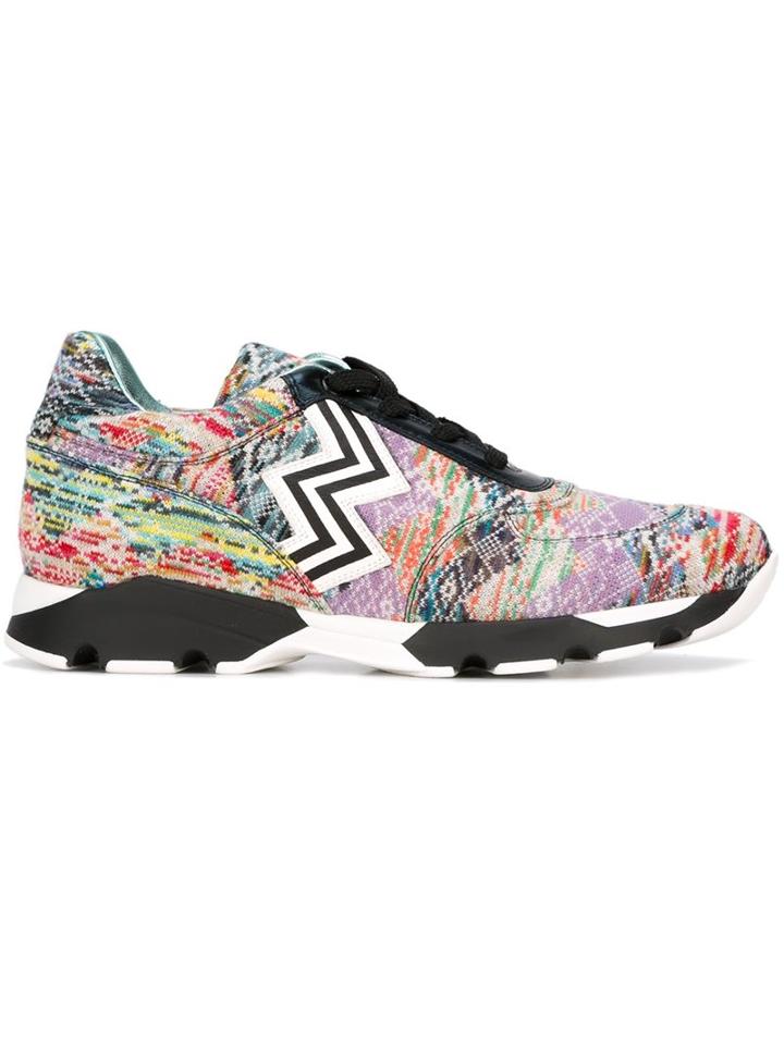 Missoni Jacquard Knit Sneakers