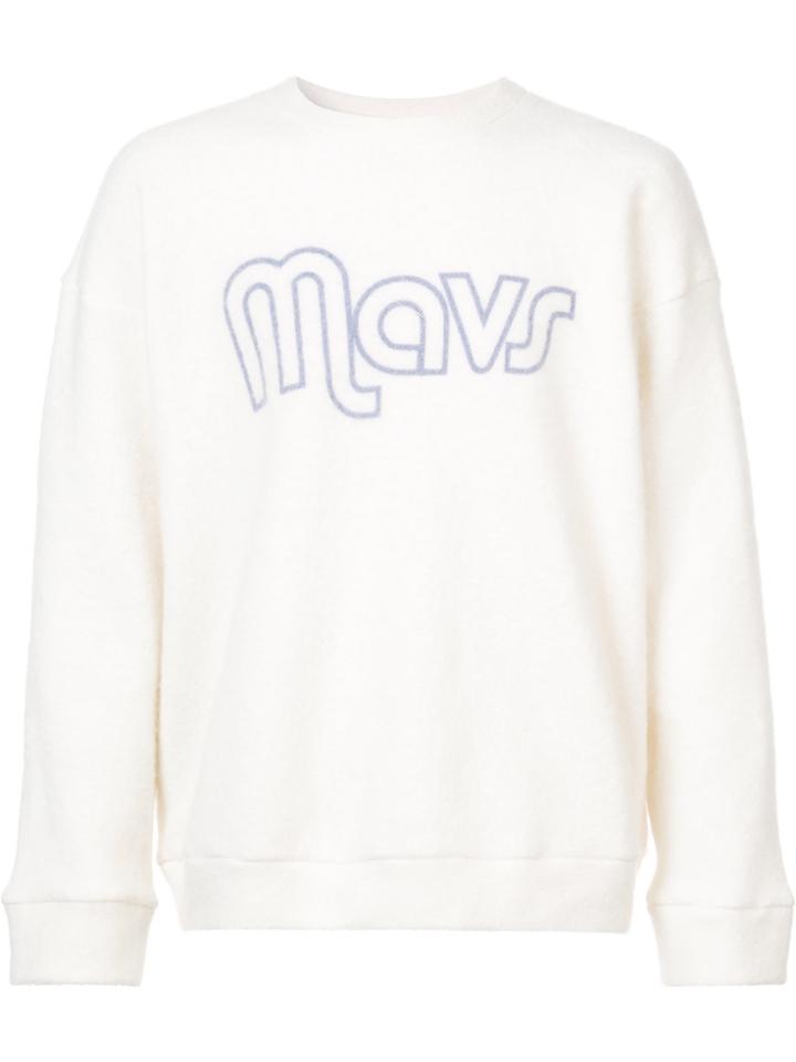 The Elder Statesman X Nba Mavs Sweatshirt - White