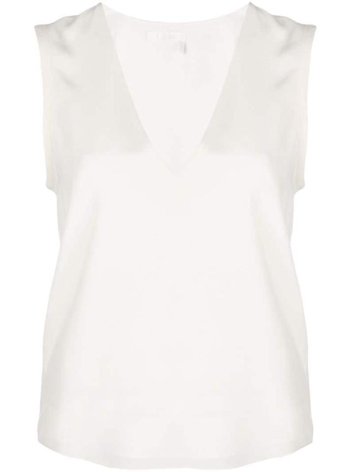Chloé Crêpe De Chine Shell Top - Neutrals