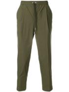 Moncler Cropped Trousers - Green