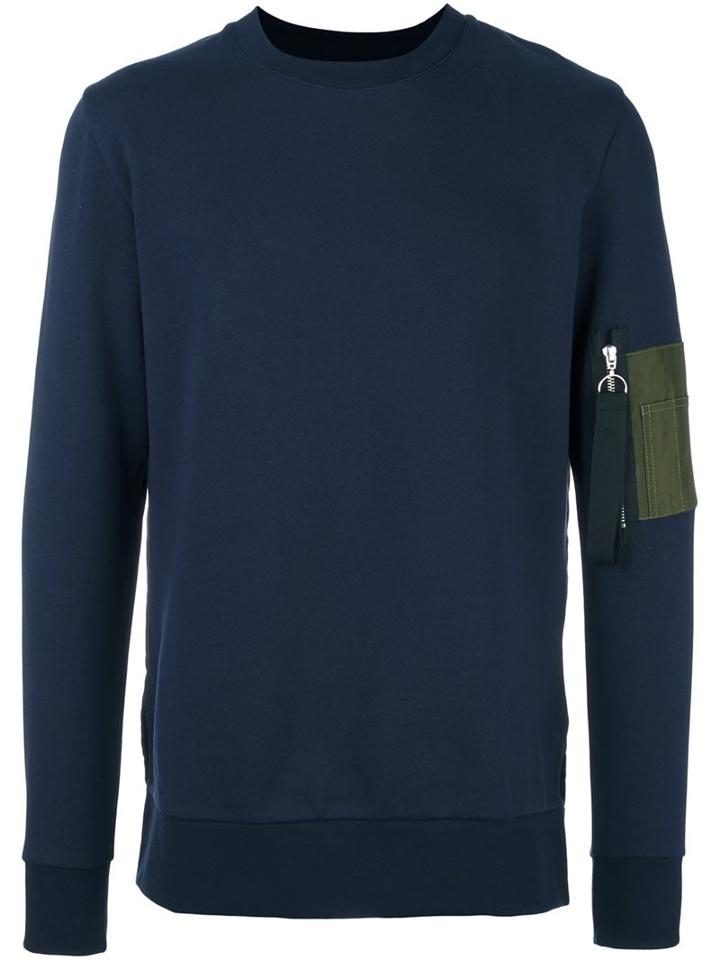 Matthew Miller 'rogue' Sweatshirt, Men's, Size: Small, Blue, Cotton/nylon