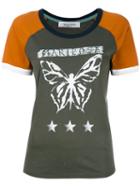 Valentino Mariposa Print T-shirt, Women's, Size: Large, Green, Cotton