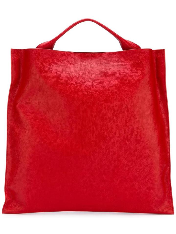 Jil Sander 'hill' Tote, Women's, Red