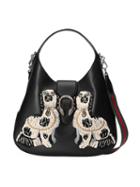 Gucci - Dionysus Embroidered Large Leather Hobo - Women - Leather/nylon/metal/microfibre - One Size, Black, Leather/nylon/metal/microfibre
