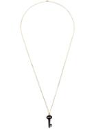 Kristin Hanson Diamond Detail Key Necklace, Women's, Black