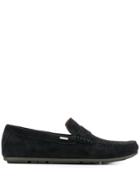 Tommy Hilfiger Smooth Texture Loafers - Black