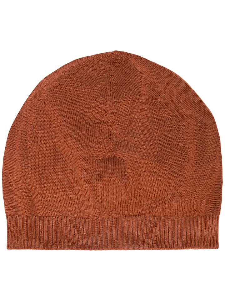 Rick Owens Beanie Cap - Red