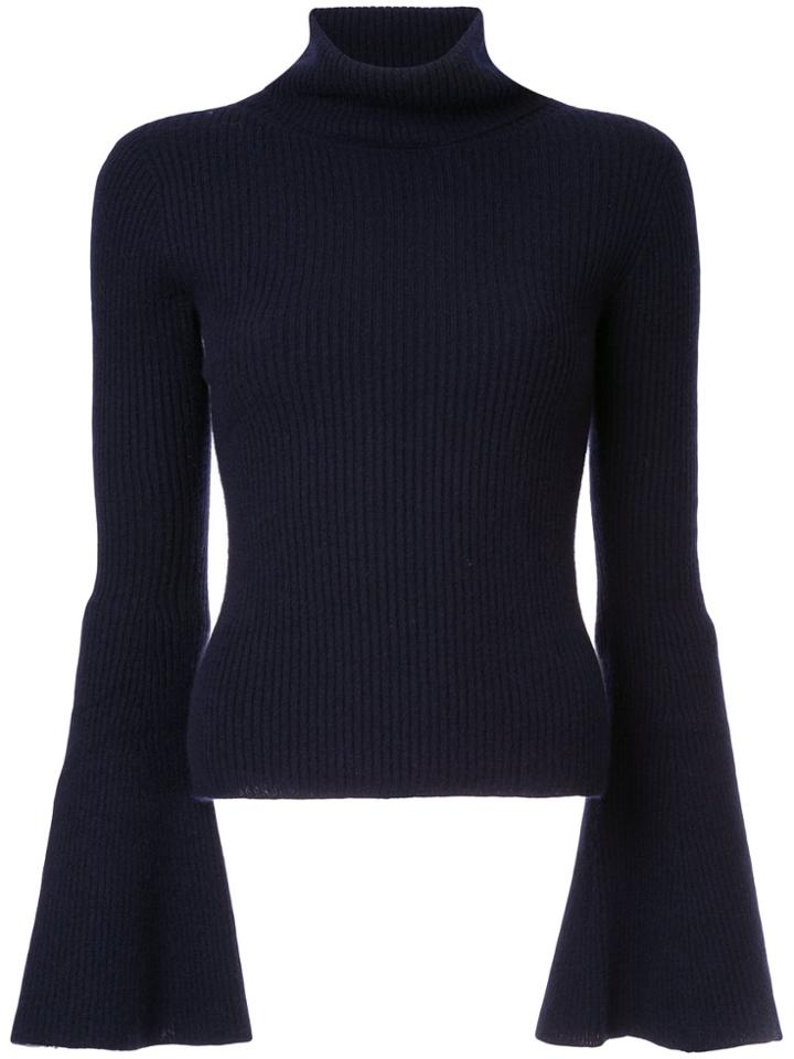 Aula Ribbed Jumper - Blue
