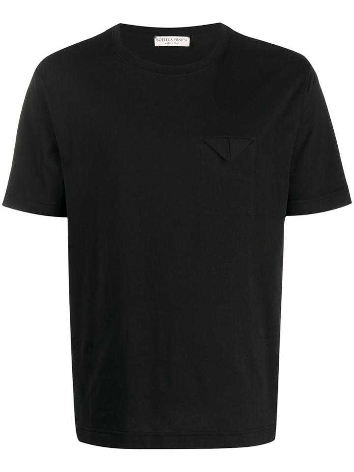 Bottega Veneta Fold Detail T-shirt - Black