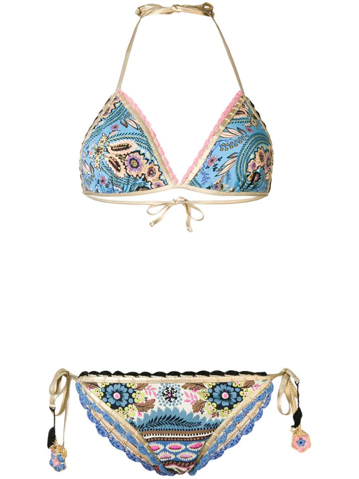 Anjuna Diana Floral Bikini - Blue