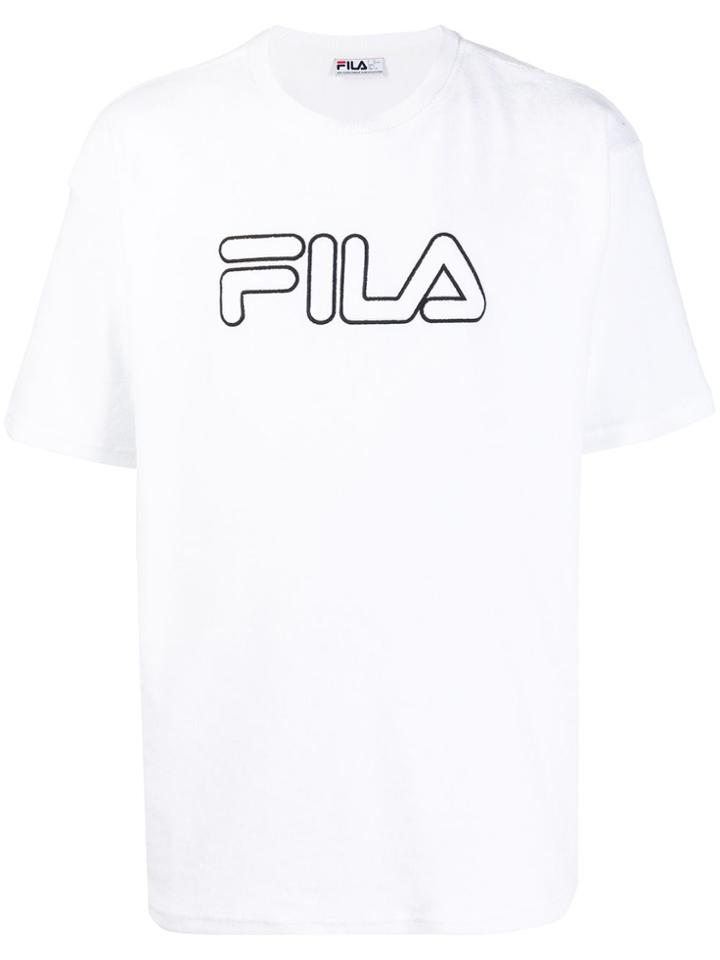Fila Logo Embroidered T-shirt - White