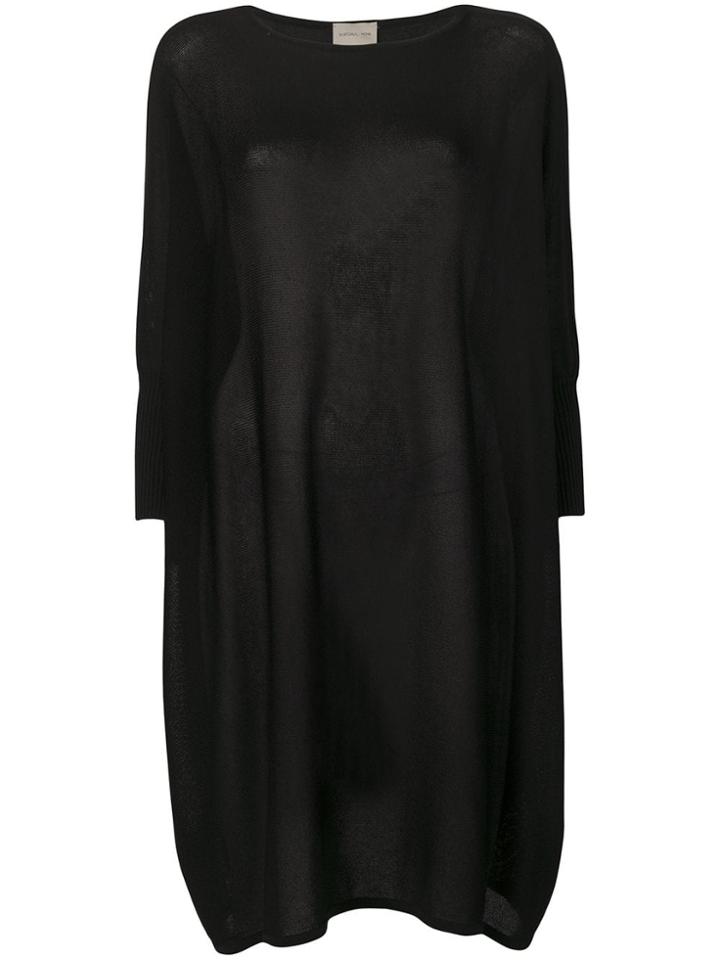 Sartorial Monk Knitted Jumper Dress - Black